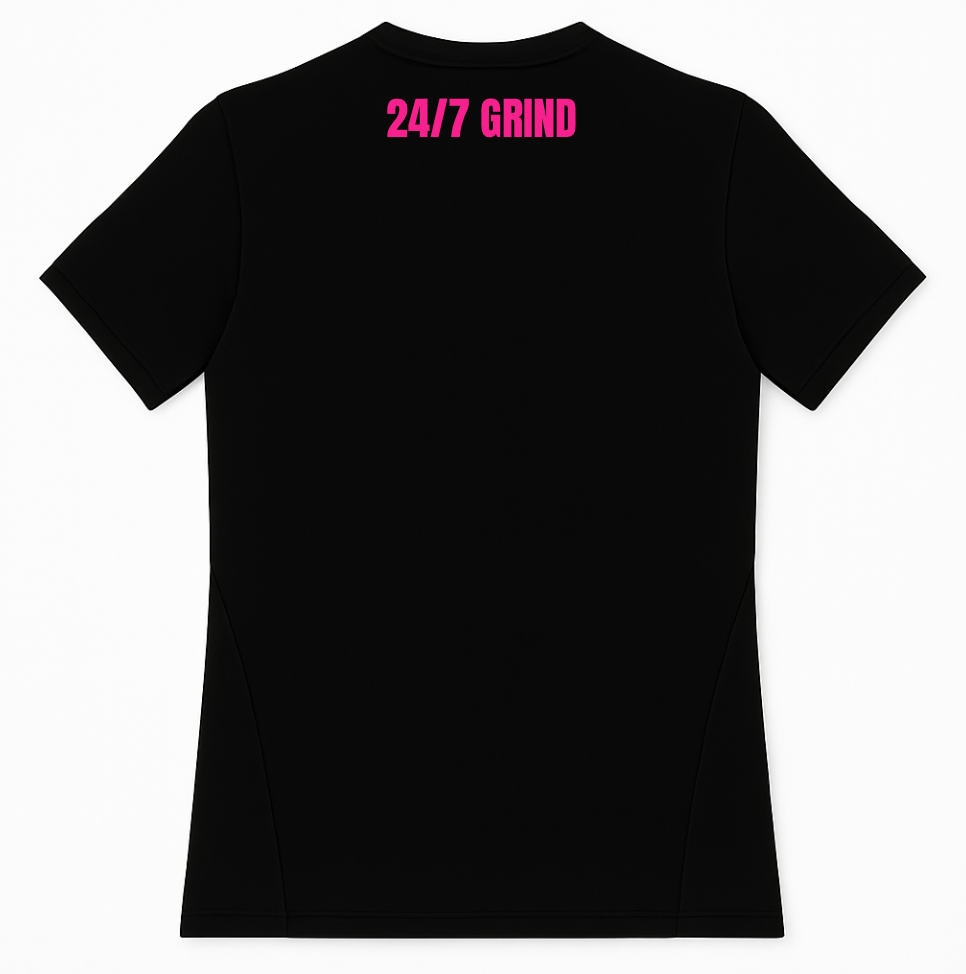 GAME TIME "THE CLOCK STARTS NOW" COMPRESSION SHIRT – PINK