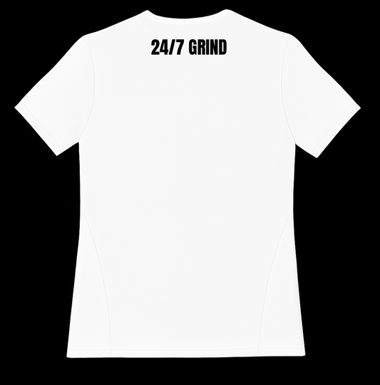 GAME TIME "THE CLOCK STARTS NOW" COMPRESSION SHIRT – WHITE